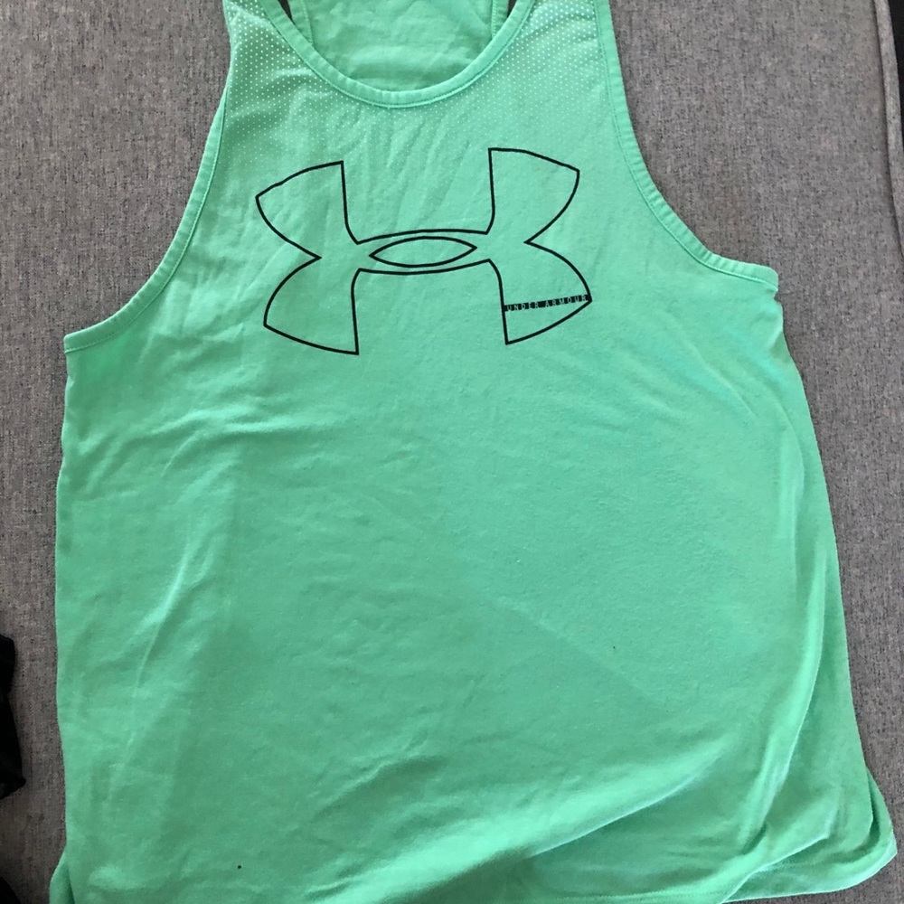 Two under armor tank tops
